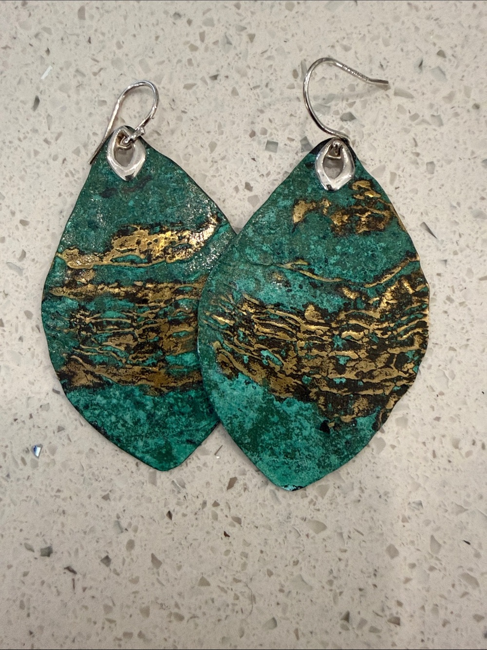 Silpada Emerald Pools drop earrings